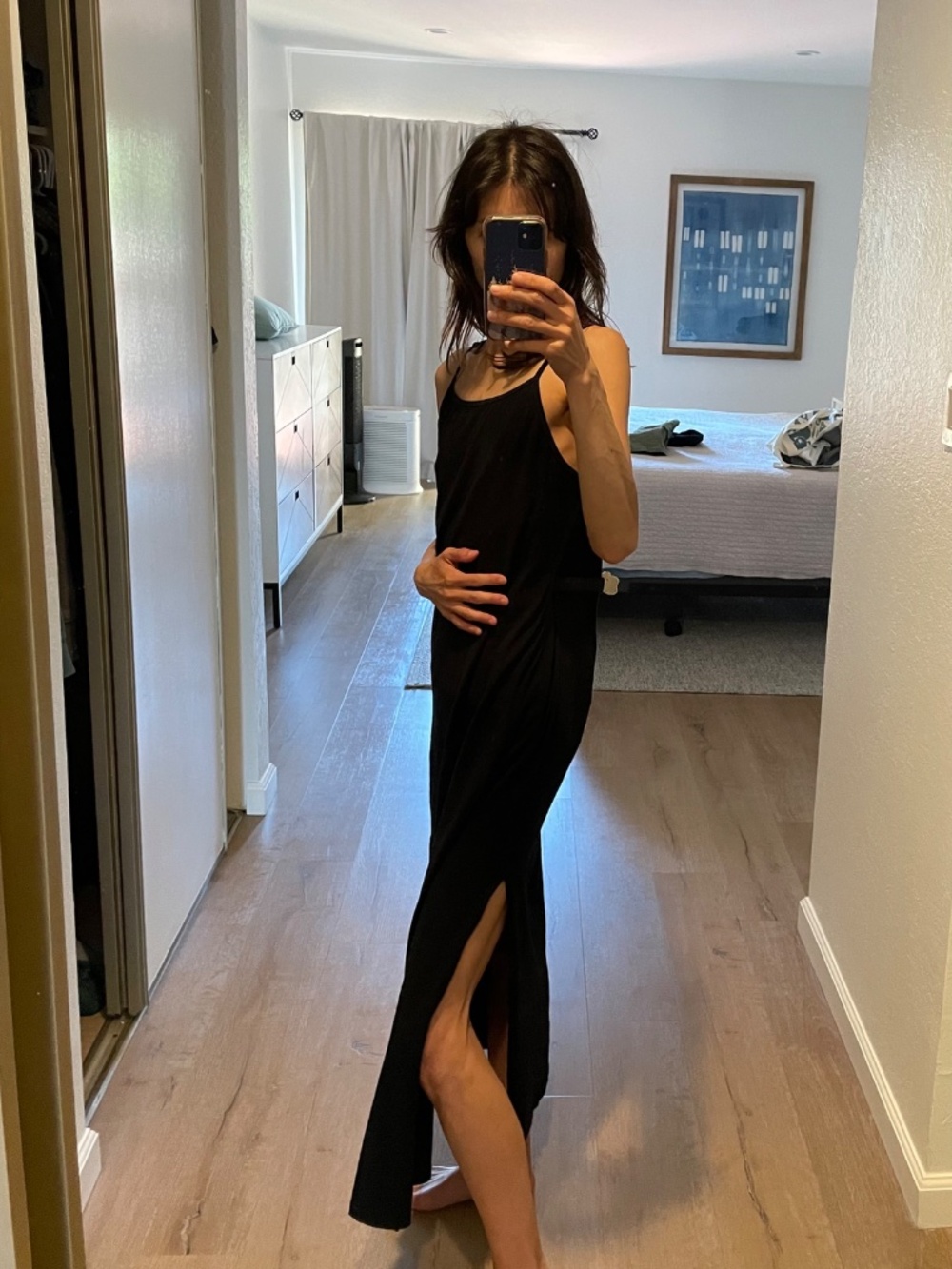 American Apparel strappy maxi